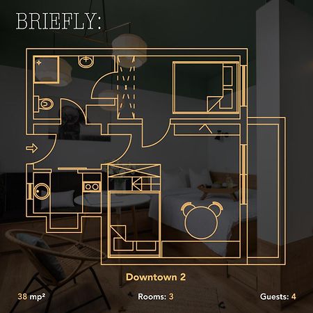 Apartament Downtown By Urbanesq Bukareszt Zewnętrze zdjęcie